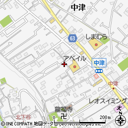 神奈川県愛甲郡愛川町中津120周辺の地図