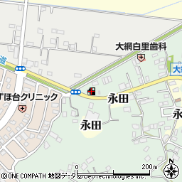 ａｐｏｌｌｏｓｔａｔｉｏｎセルフ大網駅前ＳＳ周辺の地図