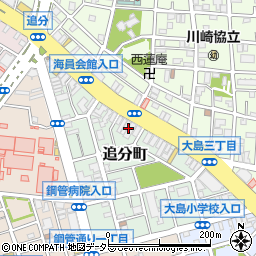 神奈川県川崎市川崎区追分町5周辺の地図