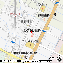 千葉県大網白里市仏島118-2周辺の地図