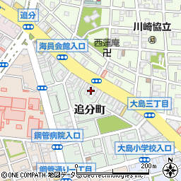 神奈川県川崎市川崎区追分町5-2周辺の地図