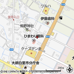 千葉県大網白里市仏島119周辺の地図