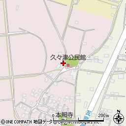 千葉県市原市久々津618周辺の地図