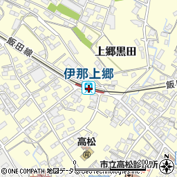 長野県飯田市周辺の地図