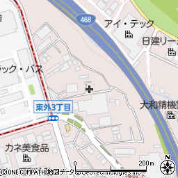 神奈川県厚木市上依知689-3周辺の地図