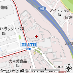 神奈川県厚木市上依知686周辺の地図