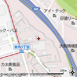 神奈川県厚木市上依知689-5周辺の地図