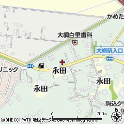 千葉県大網白里市駒込1619周辺の地図