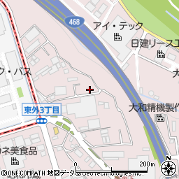 神奈川県厚木市上依知689-8周辺の地図