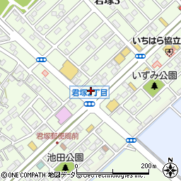 ガリバー　市原平成通り店周辺の地図