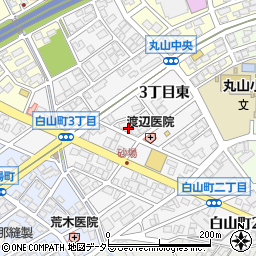 長野県飯田市白山町周辺の地図
