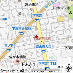 横浜ＦＣ鶴見ジュニアユース事務局周辺の地図