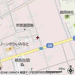 鳥取県境港市渡町1871周辺の地図