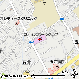 コナミスポーツクラブ五井周辺の地図