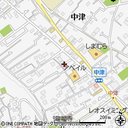 神奈川県愛甲郡愛川町中津152周辺の地図