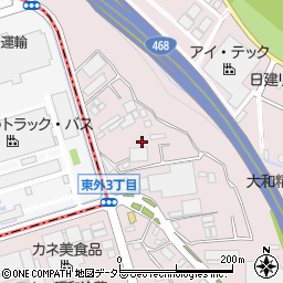 神奈川県厚木市上依知681周辺の地図