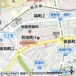 長野県飯田市鈴加町周辺の地図