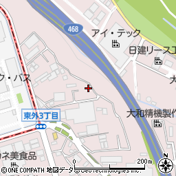 神奈川県厚木市上依知693-6周辺の地図