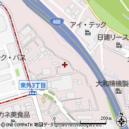 神奈川県厚木市上依知693周辺の地図