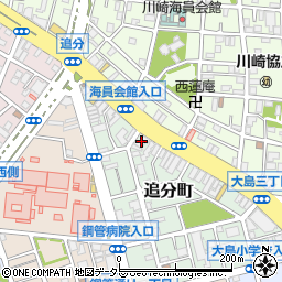 クリオ川崎伍番館周辺の地図