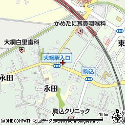 千葉県大網白里市駒込1481周辺の地図