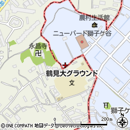神奈川県横浜市鶴見区獅子ケ谷3丁目10-22周辺の地図
