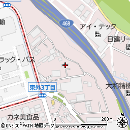 神奈川県厚木市上依知695-1周辺の地図