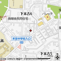 佐川荘周辺の地図