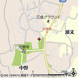 千葉県市原市中野118周辺の地図