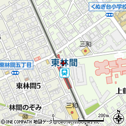 みずほ銀行小田急東林間駅 ＡＴＭ周辺の地図