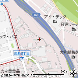 神奈川県厚木市上依知694-2周辺の地図
