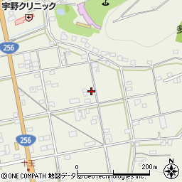 岐阜県山県市東深瀬251周辺の地図