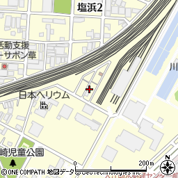 塩浜鋼材株式会社周辺の地図