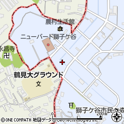 神奈川県横浜市鶴見区獅子ケ谷3丁目11周辺の地図