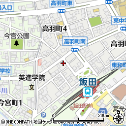 毎日新聞飯田専売所周辺の地図