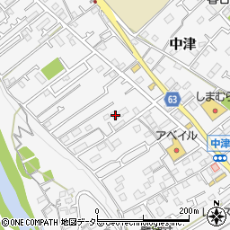 神奈川県愛甲郡愛川町中津108-5周辺の地図