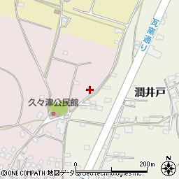 千葉県市原市久々津557周辺の地図