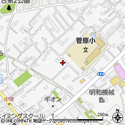 上熊坂東公民館周辺の地図