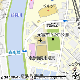 横浜市立市場小学校けやき分校周辺の地図