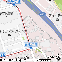 神奈川県厚木市上依知677周辺の地図
