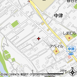 神奈川県愛甲郡愛川町中津162周辺の地図