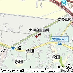 千葉県大網白里市駒込1614-1周辺の地図