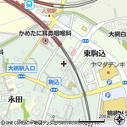 千葉県大網白里市駒込456周辺の地図