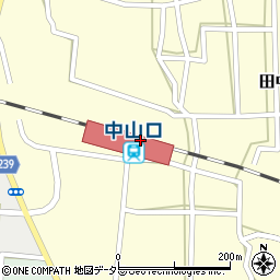 中山口駅周辺の地図