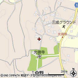 千葉県市原市中野114周辺の地図