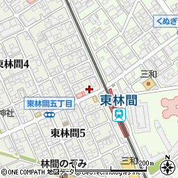 東林間駅前歯科周辺の地図