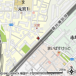 脇田ハイツ周辺の地図
