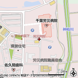 労災病院周辺の地図