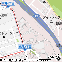 神奈川県厚木市上依知679周辺の地図