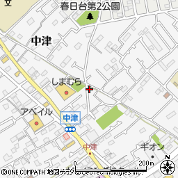 神奈川県愛甲郡愛川町中津208周辺の地図